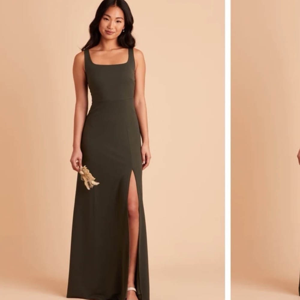 Birdy grey Alex convertible dress in olive green size XS